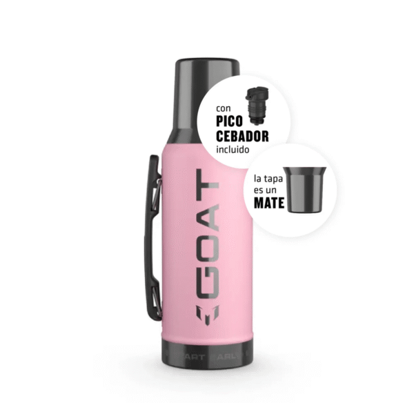 Termo Mate System 1.2Lts - Messi x Stanley 1913 (ROSA) - Image 5