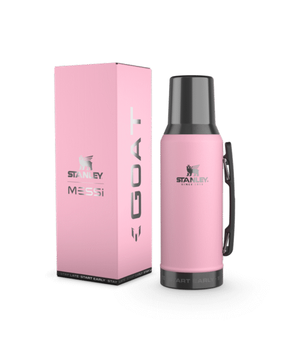 Termo Mate System 1.2Lts - Messi x Stanley 1913 (ROSA) - Image 4